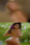 Couple swapping swimming pool